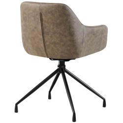 Juego de 2 sillas de comedor Welby Vintage en gris