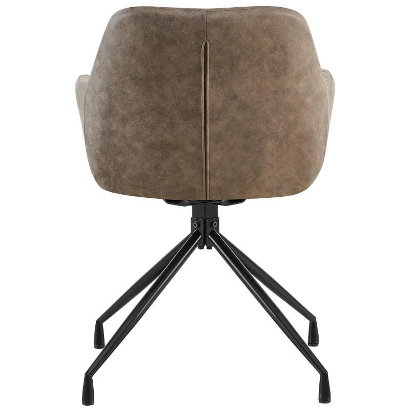 Juego de 2 sillas de comedor Welby Vintage en gris