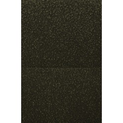 Silla de comedor Merlinda en tela Teddy verde oscuro