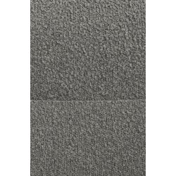 Silla de comedor Merlinda en tela Teddy gris