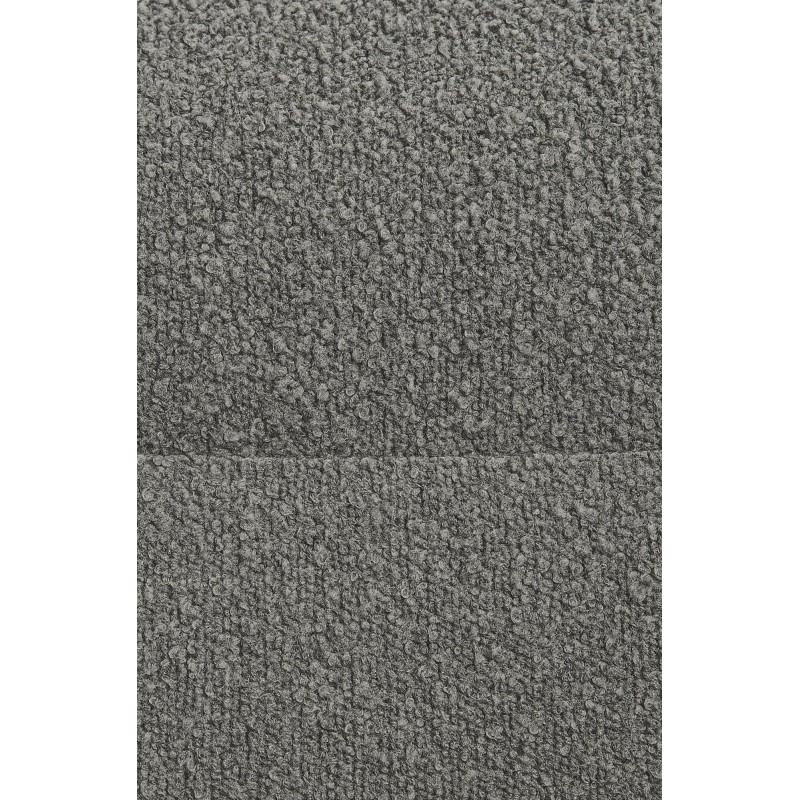 Silla de comedor Merlinda en tela Teddy gris