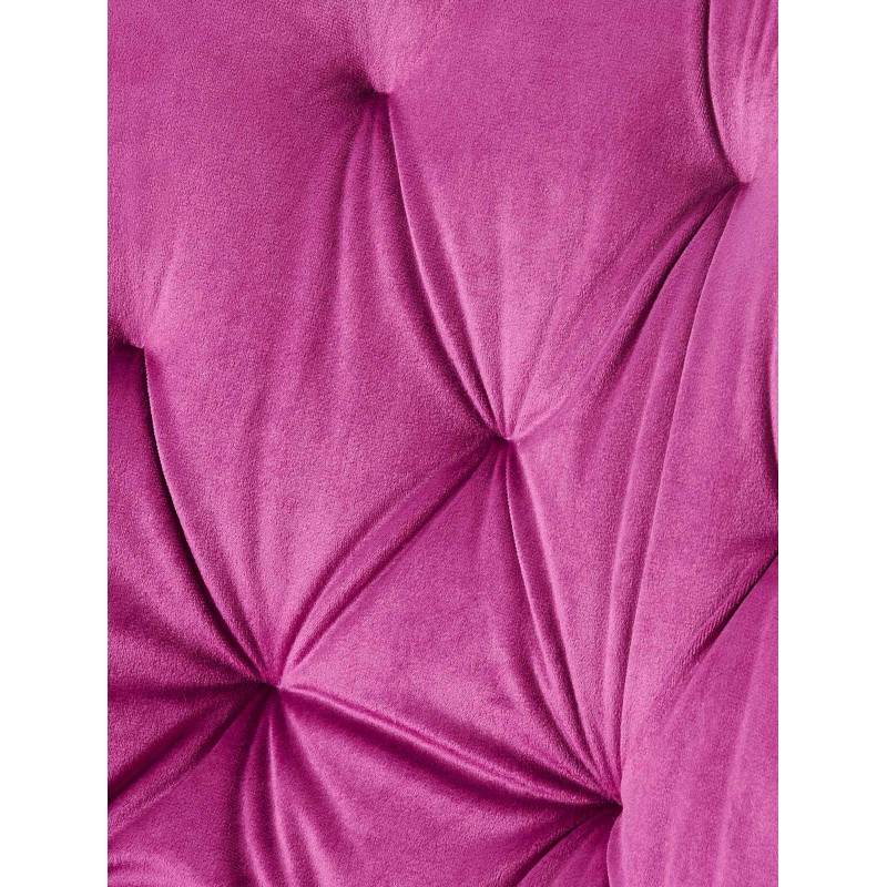 Juego de 2 sillas de comedor Wallace de terciopelo morado