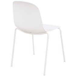 Juego de 2 sillas Hardin en color blanco