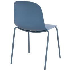 Juego de 2 sillas Hardin azules
