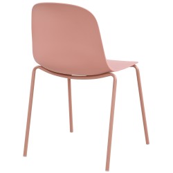 Juego de 2 sillas Hardin rosas