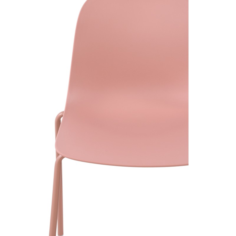 Juego de 2 sillas Hardin rosas