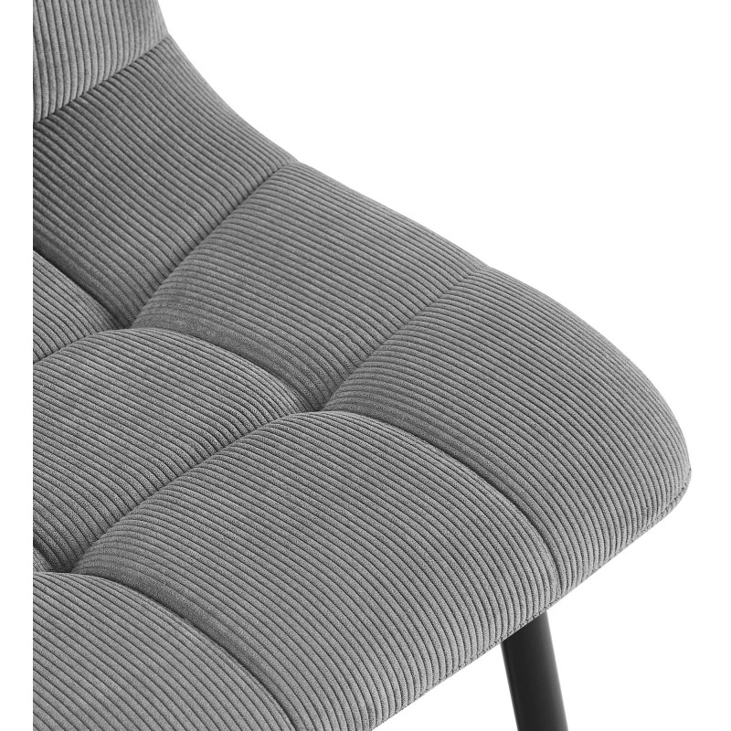 Juego de 2 sillas de comedor Tilde Cord Grey