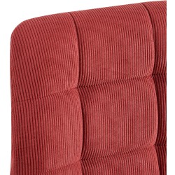 Juego de 2 sillas de comedor Tilde Cord color burdeos