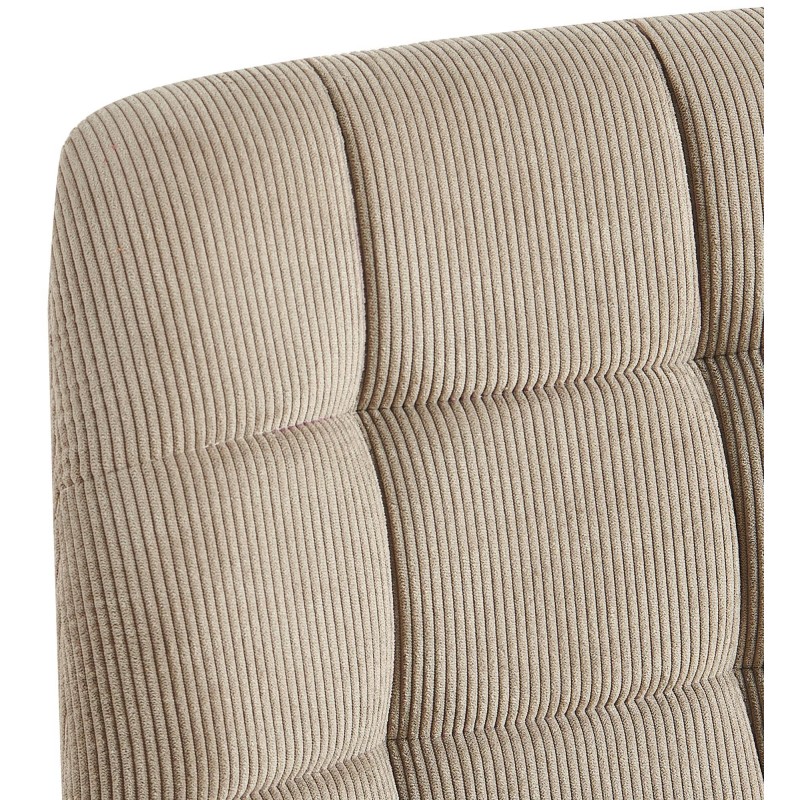 Juego de 2 sillas de comedor Tilde Cord color topo Juego de 2 sillas de comedor Tilde Cord color topo