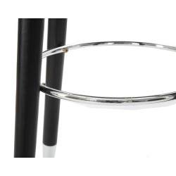 TABURETE DE BAR AZUL PARIS/PLATA CM Ø 35X74 TABURETE DE BAR AZUL PARIS/PLATA CM Ø 35X74