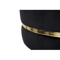 TABURETE DE BAR PARIS NEGRO/ORO CM Ø 35X74 TABURETE DE BAR PARIS NEGRO/ORO CM Ø 35X74