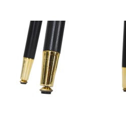 TABURETE DE BAR PARIS NEGRO/ORO CM Ø 35X74 TABURETE DE BAR PARIS NEGRO/ORO CM Ø 35X74