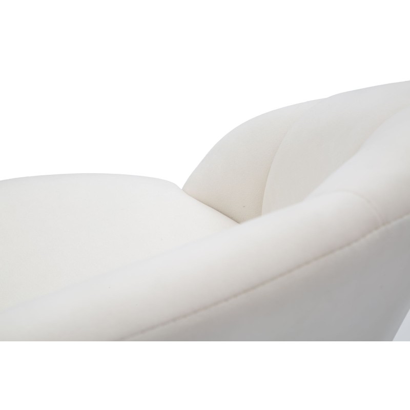 TABURETE DE BAR PRAGA CREMA CM 55X56X104