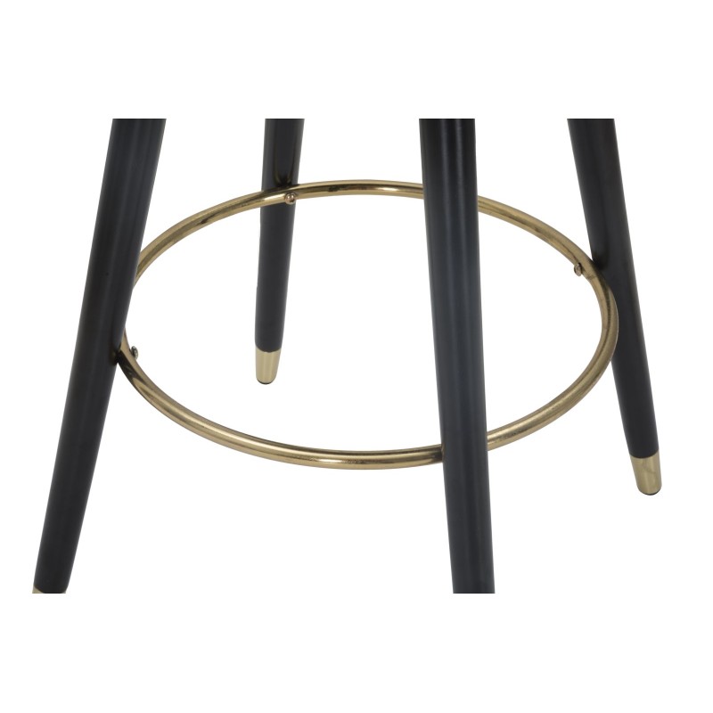 TABURETE DE BAR PRAGA CREMA CM 55X56X104