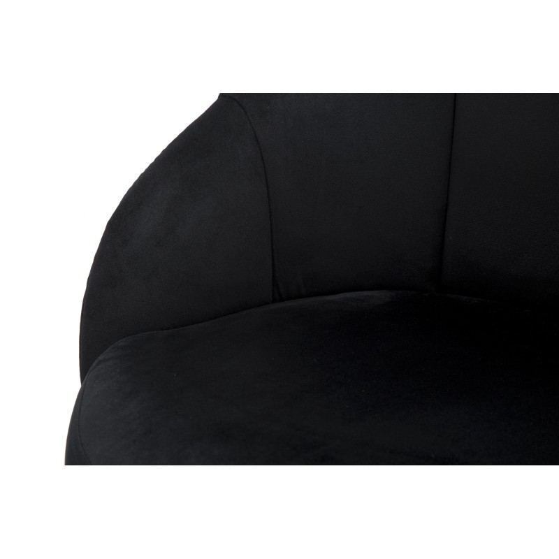 TABURETE DE BAR PRAGA NERO CM 55X56X104