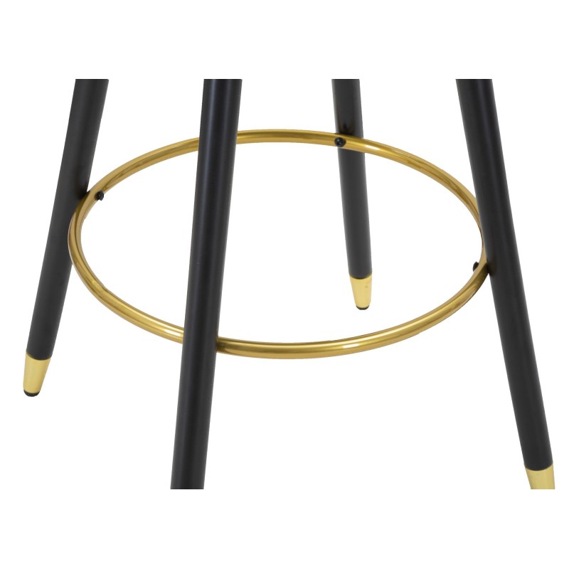 TABURETE DE BAR PRAGA ROSA CM 55X56X104