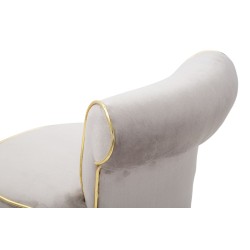 TABURETE DE BAR GRIS LUXY CM 46X48X96 TABURETE DE BAR GRIS LUXY CM 46X48X96