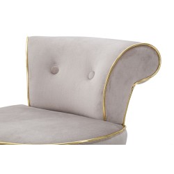 TABURETE DE BAR GRIS LUXY CM 46X48X96 TABURETE DE BAR GRIS LUXY CM 46X48X96