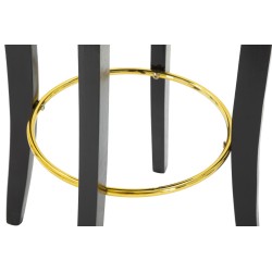 TABURETE DE BAR NEGRO LUXY CM 46X48X96 TABURETE DE BAR NEGRO LUXY CM 46X48X96