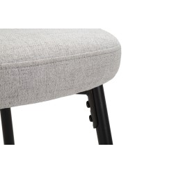 TABURETE DE BAR LOSANNA GRIS JUEGO DE 2 PIEZAS CM 52X59X108 TABURETE DE BAR LOSANNA GRIS JUEGO DE 2 PIEZAS CM 52X59X108