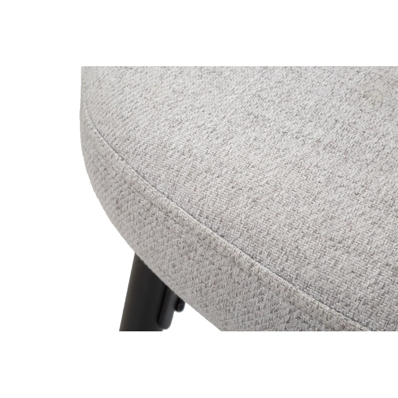 TABURETE DE BAR LOSANNA GRIS JUEGO DE 2 PIEZAS CM 52X59X108