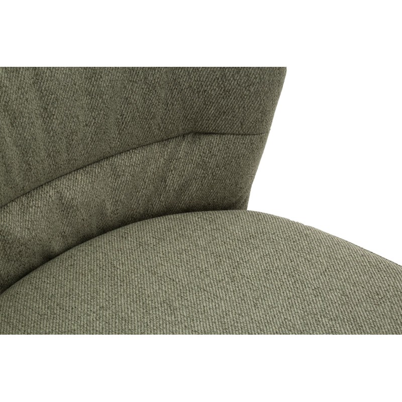 Juego de 2 taburetes de bar Losanna verde, 52 x 59 x 108 cm