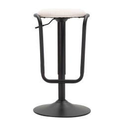 TABURETE DE BAR ELEVADO DESTINY BLANCO CM Ø 41X61-83 TABURETE DE BAR ELEVADO DESTINY BLANCO CM Ø 41X61-83