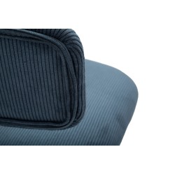 Taburete de bar elevable azul marino claro 41 x 47,5 x 85-106,5 cm (asiento 61-83 cm) Juego de 2