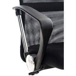 Silla de oficina negra Washington