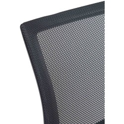 Silla de oficina negra Genius