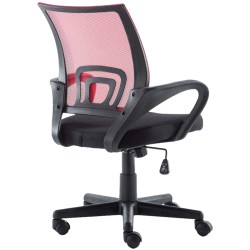 Silla de oficina roja Genius