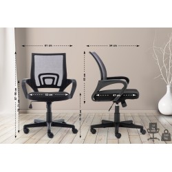 Silla de oficina Genius gris
