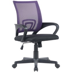 Silla de oficina Genius morada