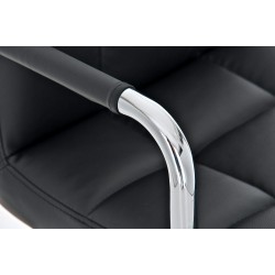 Silla de oficina negra Lucy