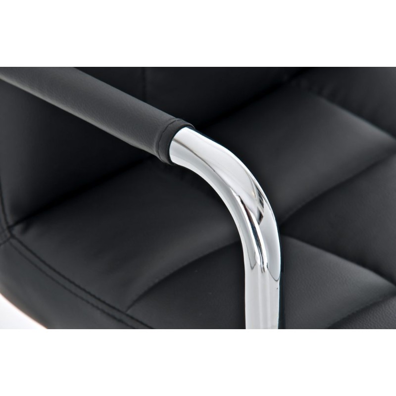 Silla de oficina negra Lucy