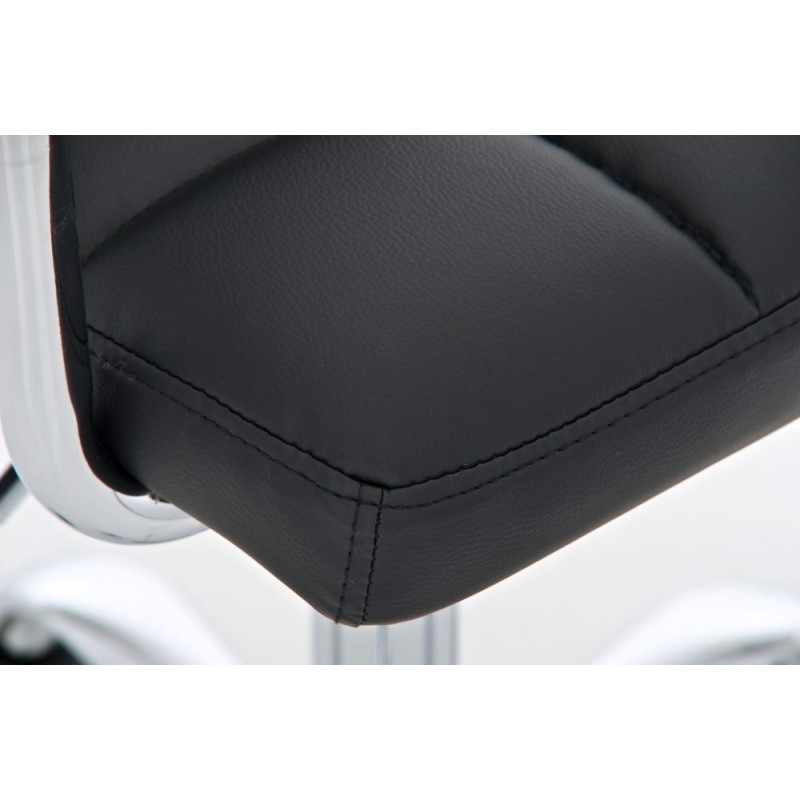 Silla de oficina negra Lucy