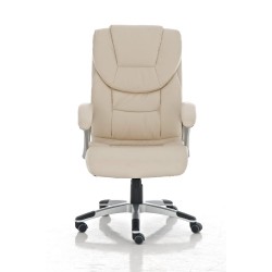 Silla de oficina color crema Texas