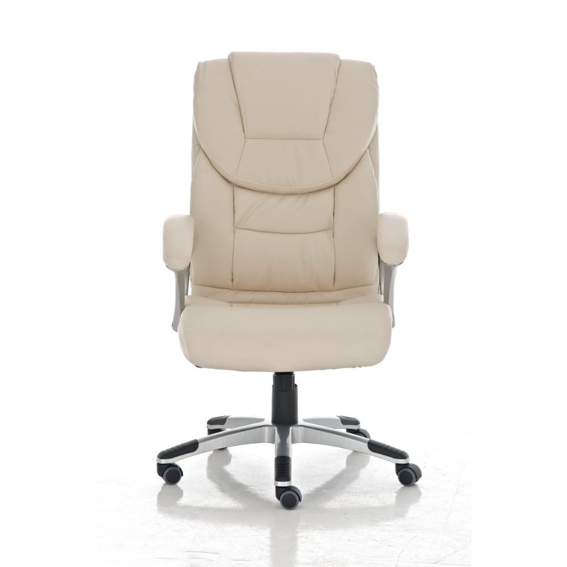 Silla de oficina color crema Texas