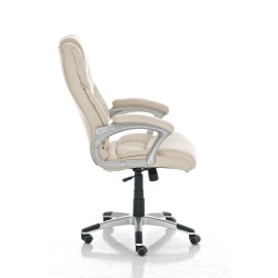 Silla de oficina color crema Texas
