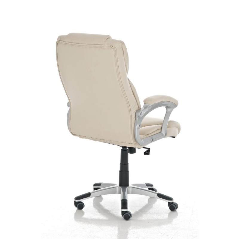 Silla de oficina color crema Texas