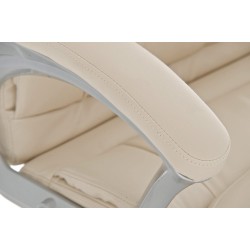 Silla de oficina color crema Texas