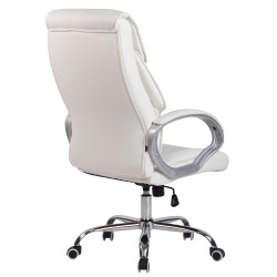 Silla de oficina blanca Torro