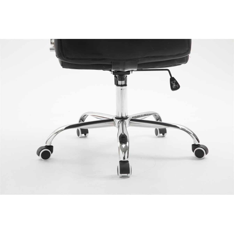 Silla de oficina negra Mikos