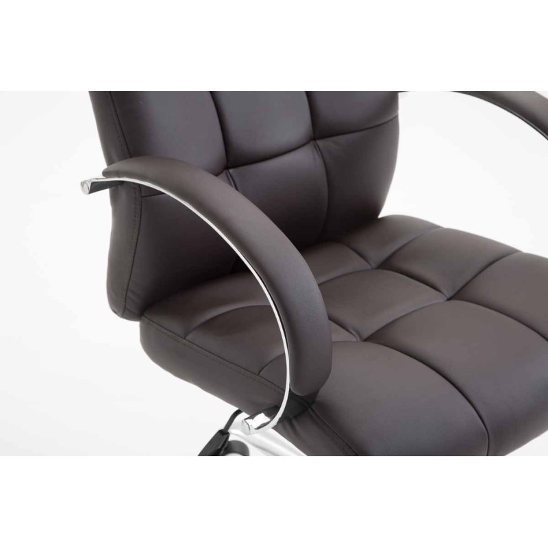 Silla de oficina Mikos marrón