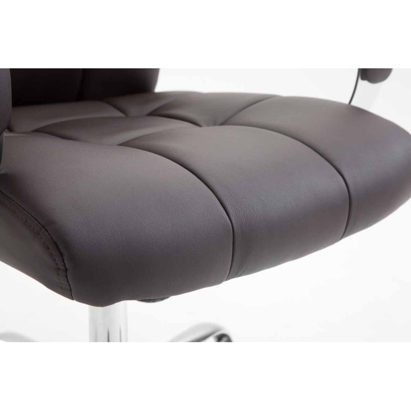 Silla de oficina Mikos marrón