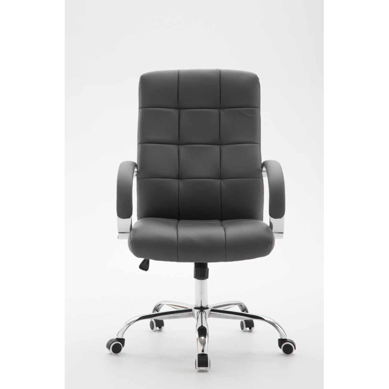 Silla de oficina gris Mikos