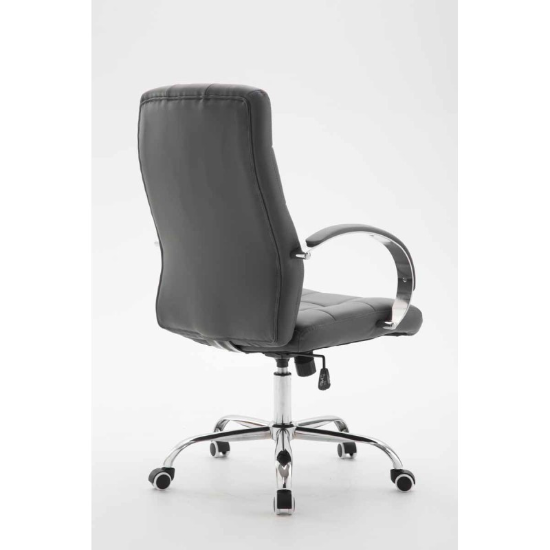 Silla de oficina gris Mikos