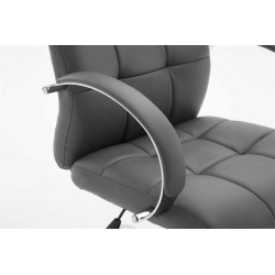 Silla de oficina gris Mikos