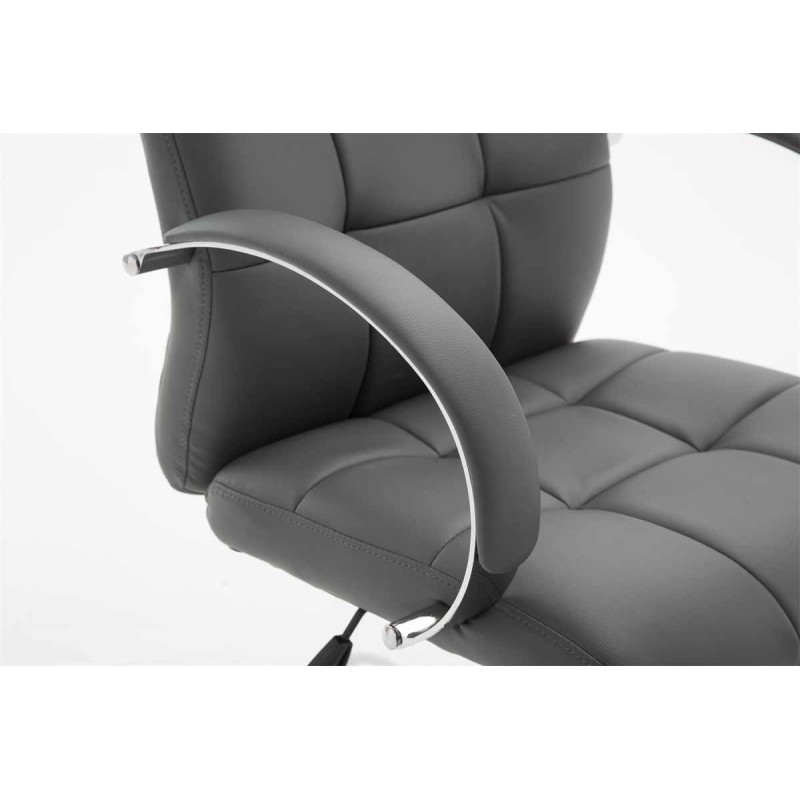 Silla de oficina gris Mikos