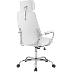 Silla de oficina blanca Rako